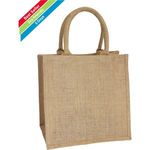 Ariel Jute Shopper Tote Bag