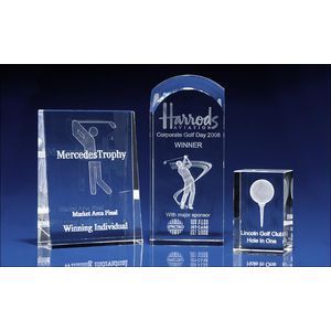 Crystal Golf Awards & Trophies