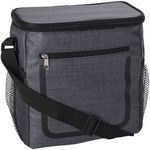 Polyester Cooler bag - zipped front pocket