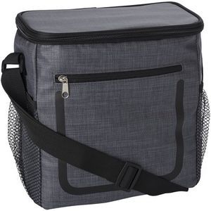 Polyester Cooler bag - zipped front pocket