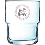 Log Tumbler Drinks Glass (160ml/5.5oz)