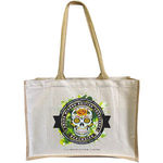 Large Eco Friendly Natural Canvas Bag With Long Handles And Gusset.