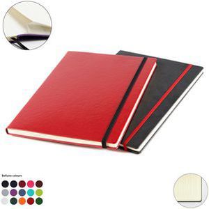 A4 Case Bound Notebook With Elastic Strap