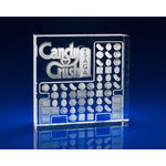 Crystal Glass Game Award Trophy or Paperweight