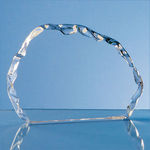 16cm Optical Crystal Ice Block Paperweight