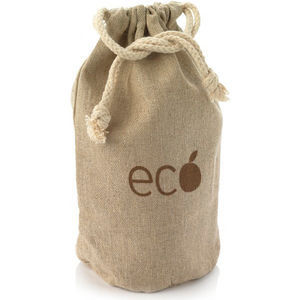 Natural Hemp Drawstring Bag 240mm x 115mm dia