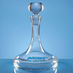 1ltr Handmade Plain Ships Decanter