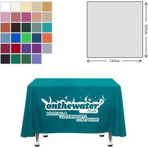 Fabric Square Tablecloth (138 X 138cm)