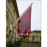 Angled Wall Flag Pole
