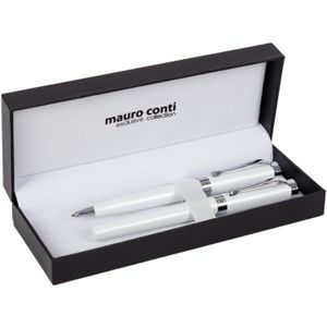 Mauro Conti writing set ball pen and roller ball pen (13.5 x1.1 cm)