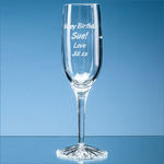 180ml Grosvenor Lead Crystal Champagne Flute with Star Cut Base