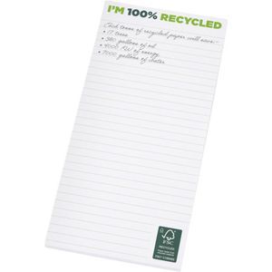 Desk-Mate 1/3 A4 recycled notepad - 50 pages