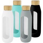 Avenue Tidan 600 ml borosilicate glass bottle with silicone grip