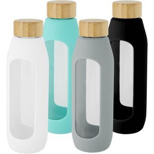 Avenue Tidan 600 ml borosilicate glass bottle with silicone grip