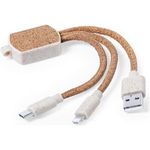 Charging cable keyring
