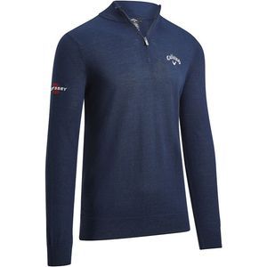 Callaway Golf Gent's Quarter Zipped Blended Merino Sweater
