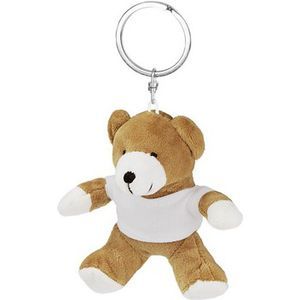 Plush teddy bear keyring Larry Honey