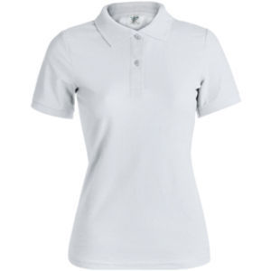 Women White Polo Shirt