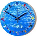 Clock - Wall Clock- Recycled/Recyclable 3mm Perspex