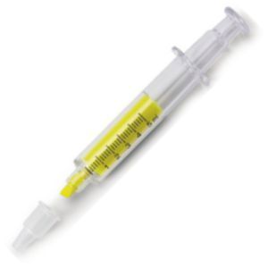 Highlighter syringe