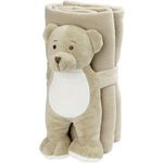 Plush teddy bear with blanket  Phil