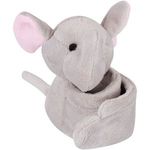 Plush elephant snap band  Manny