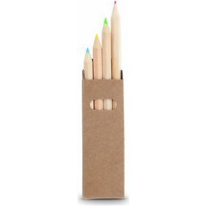 Colour pencil set in box 4 pcs (3 x 9 x 08 cm)