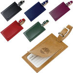 Eco Natural Leather Luggage Tag