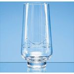 23cm Diamante Tapered Vase with a Kiss Cut Design