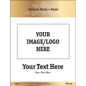 Personalised Wine - Senora Rosa Rose