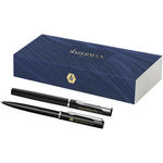 Allure ballpoint and rollerball pen set