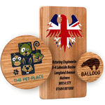 Real Wood Fridge Magnets
