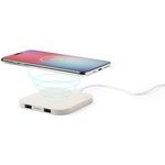 Wheat straw wireless charger 5W (9x0.9x9 cm)