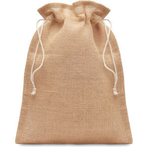 Small Jute Gift Bag 14 X 22 Cm