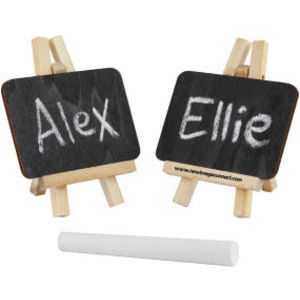 Mini Chalkboard Easel