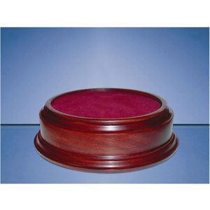 4.5 inch Recess Round Mahogany Base