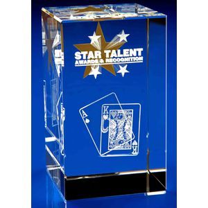 Crystal Glass Recognition Award or Trophy