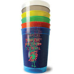 Plastic Translucent Stadium Cup (12oz/340ml/Half Pint)