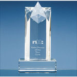 20cm Optical Crystal Star Column Award