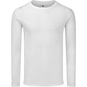 Adult White T-Shirt Iconic LS T