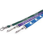 20mm Flat Weave Nylon Lanyards