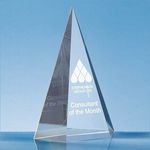 19cm Optical Crystal Facet Point Award