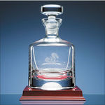 1ltr Handmade Golf Ball Base Decanter