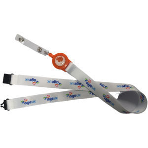 25mm Dye Sublimated Lanyard With Ski Pull