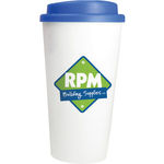 Plastic Double Wall Take Out Coffee Cup (16oz/455ml)