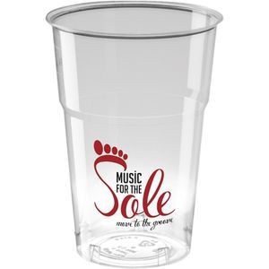 Disposable Plastic Tumbler (575ml/20oz) - Crystal Polystyrene