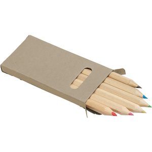 Six colour pencil set