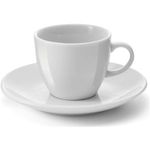 Ceramic cup 80 ml with saucer