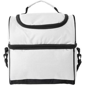 Cooler bag zipped main compartment pocket on the lid