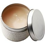 Fragranced candle in a tin